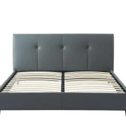 Baita Lits Lit Simili Gris 160x200 Sommier Inclus 13 Baita Lits Lit Simili Gris 160x200 Sommier Inclus -Sommiers Soldes lit simili gris 160x200 sommier inclus 5