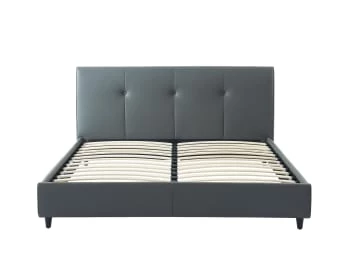 Baita Lits Lit Simili Blanc 160x200 Sommier Inclus 8 Baita Lits Lit Simili Blanc 160x200 Sommier Inclus – Image 6