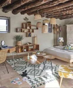 Maisons Du Monde Lits Lit Style Vintage 180x200 -Sommiers Soldes lit style vintage 180x200 1000 6 23 188213 4