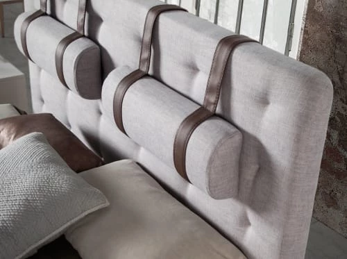 Angel Cerda Lits Lit Tissu Gris Clair 150x200 Avec Sommier Inclus 5 Angel Cerda Lits Lit Tissu Gris Clair 150x200 Avec Sommier Inclus – Image 3