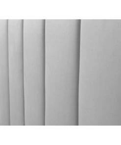 Artecosy Lits Lit Velours Et Métal Noir Gris -Sommiers Soldes lit velours et metal noir gris 2