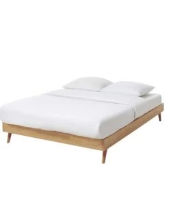 Maisons Du Monde Lits Lit Vintage 140x190 Avec Sommier à Lattes