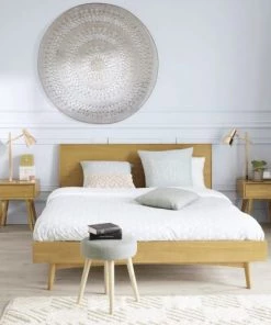 Maisons Du Monde Lits Lit Vintage 140x190 En Chêne 13 Maisons Du Monde Lits Lit Vintage 140x190 En Chêne -Sommiers Soldes lit vintage 140x190 en chene 1000 16 12 166718 5