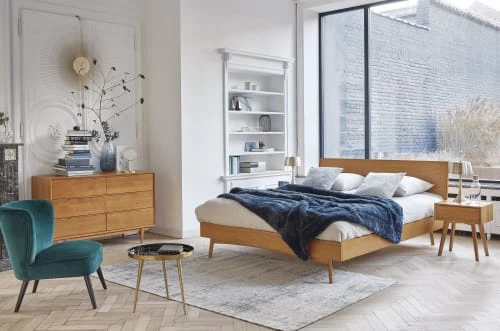 Maisons Du Monde Lits Lit Vintage 140x190 En Chêne 7 Maisons Du Monde Lits Lit Vintage 140x190 En Chêne – Image 5