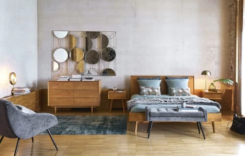 Maisons Du Monde Lits Lit Vintage 140x190 En Chêne 6 Maisons Du Monde Lits Lit Vintage 140x190 En Chêne – Image 4