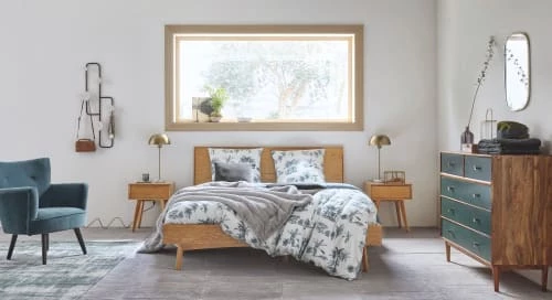 Maisons Du Monde Lits Lit Vintage 140x190 En Chêne 5 Maisons Du Monde Lits Lit Vintage 140x190 En Chêne – Image 3