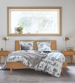 Maisons Du Monde Lits Lit Vintage 160x200 En Chêne Massif -Sommiers Soldes lit vintage 160x200 en chene massif 1000 7 11 146955 11