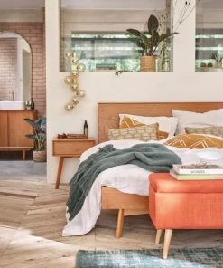 Maisons Du Monde Lits Lit Vintage 160x200 En Chêne Massif -Sommiers Soldes lit vintage 160x200 en chene massif 1000 7 11 146955 13