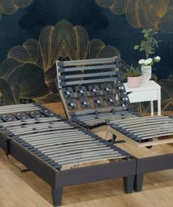 Idliterie Lot 2 Sommiers Relaxation Electrique Anthracite 2x80x200 8 Idliterie Lot 2 Sommiers Relaxation Electrique Anthracite 2x80x200 -Sommiers Soldes lot 2 sommiers relaxation electrique anthracite 2x80x200 6