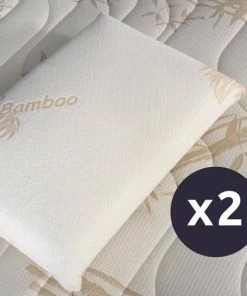 Bellecour Lot De 2 Oreillers 40x60 Mémoire De Forme