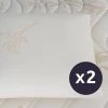 Bellecour Lot De 2 Oreillers 60x60 Mémoire De Forme 2 Bellecour Lot De 2 Oreillers 60x60 Mémoire De Forme -Sommiers Soldes lot de 2 oreillers 60x60 memoire de forme