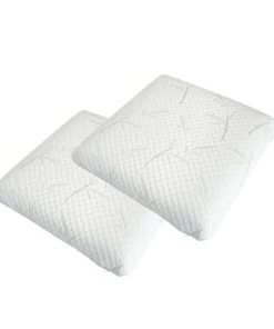 Olympe Lot De 2 Oreillers 60x60 Mémoire De Forme S