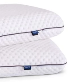 Emma Matelas Lot De 2 Oreillers à Mémoire De Forme 70x40 Cm Hauteur Personnalisable -Sommiers Soldes lot de 2 oreillers a memoire de forme 70x40 cm hauteur personnalisable 3