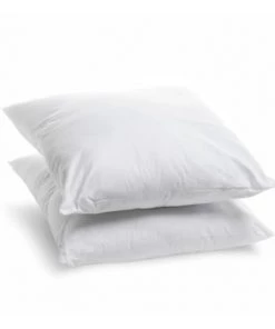 Bleu Câlin Lot De 2 Oreillers Moelleux Lavage Haute Température 60x60cm