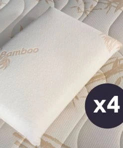 Bellecour Lot De 4 Oreillers 40x60 Mémoire De Forme