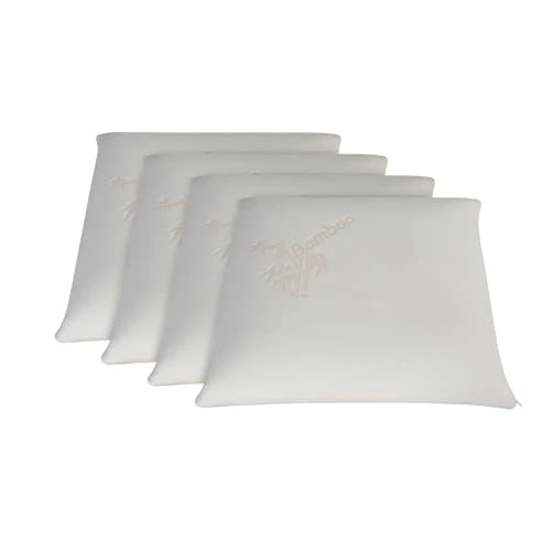 Bellecour Lot De 4 Oreillers 60x60 Mémoire De Forme 4 Bellecour Lot De 4 Oreillers 60x60 Mémoire De Forme – Image 2