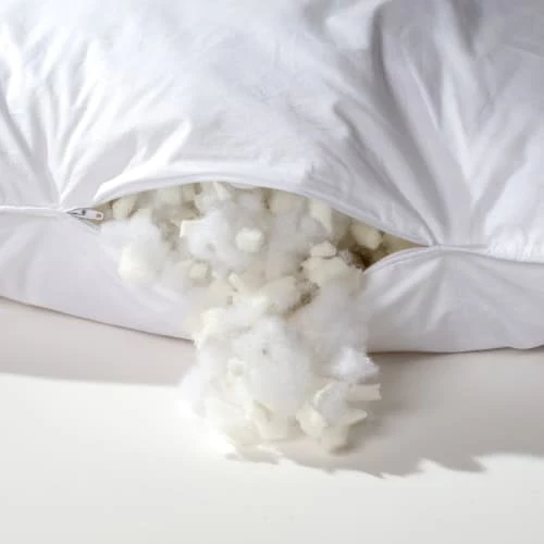 Bleu Câlin Oreillers Oreiller à Copeaux Mousse Mémoire De Forme Enveloppe Coton 50x70cm 5 Bleu Câlin Oreillers Oreiller à Copeaux Mousse Mémoire De Forme Enveloppe Coton 50x70cm – Image 3