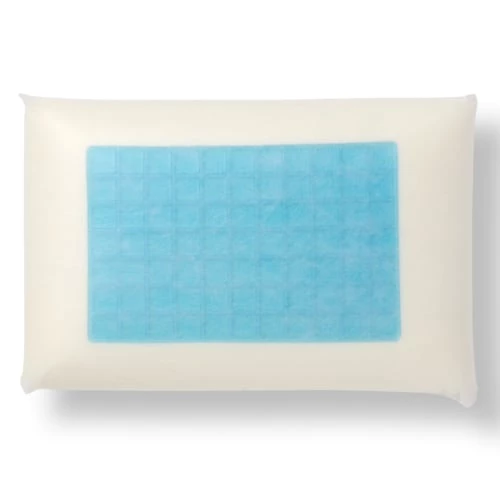 Bleu Câlin Oreillers Oreiller Confort Ergonomique Textile Gel Rafraichissant 56x36x12cm 3 Bleu Câlin Oreillers Oreiller Confort Ergonomique Textile Gel Rafraichissant 56x36x12cm