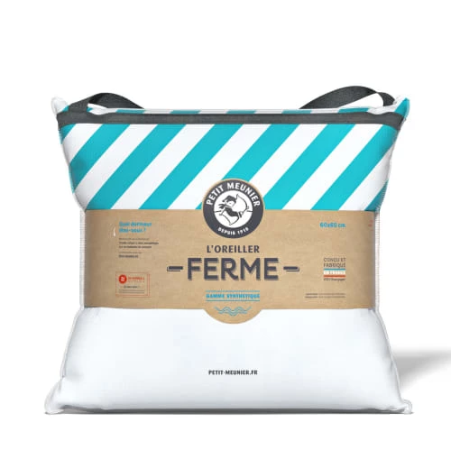 Petit Meunier Oreillers Oreiller Ferme Synthétique Carré 60x60 4 Petit Meunier Oreillers Oreiller Ferme Synthétique Carré 60x60 – Image 2