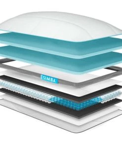 Simba Matelas Oreillers Oreiller Hybrid® Ferme 60x60 6 Simba Matelas Oreillers Oreiller Hybrid® Ferme 60x60 -Sommiers Soldes oreiller hybrid ferme 60x60 2