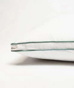 WAKE ME GREEN Oreillers Oreiller MEDIUM 50% Duvet - Coton Bio 65x65 Cm -Sommiers Soldes oreiller medium 50 duvet coton bio 65x65 cm 3