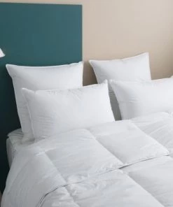 WAKE ME GREEN Oreillers Oreiller MEDIUM 70% Duvet - Coton 65x65 Cm -Sommiers Soldes oreiller medium 70 duvet coton 65x65 cm 4