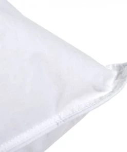 Bleu Câlin Oreillers Oreiller Moelleux 90% Duvet De Canard Enveloppe Coton Percale 60x60cm -Sommiers Soldes oreiller moelleux 90 duvet de canard enveloppe coton percale 60x60cm 3