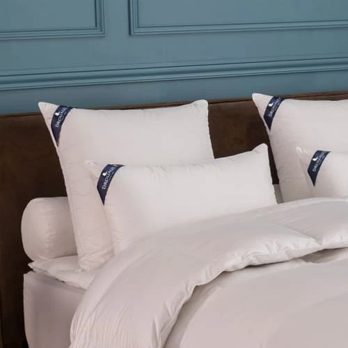 Drouault Oreillers Oreiller Naturel En Plumes Blanc 65x65 4 Drouault Oreillers Oreiller Naturel En Plumes Blanc 65x65 – Image 2