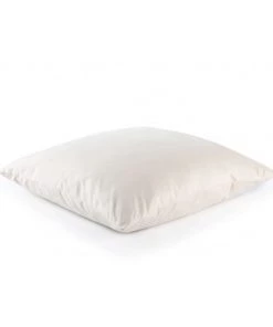 Pilimpi Oreillers Oreiller Naturel Moelleux Coton Bio - Latex / Laine Vierge-60 X 60 Cm