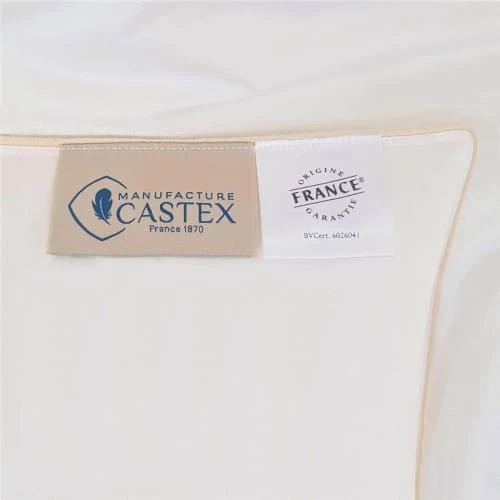Castex Oreillers Oreiller Naturel Moelleux En Duvet Et Coton Bio 60x60 Cm 6 Castex Oreillers Oreiller Naturel Moelleux En Duvet Et Coton Bio 60x60 Cm – Image 4