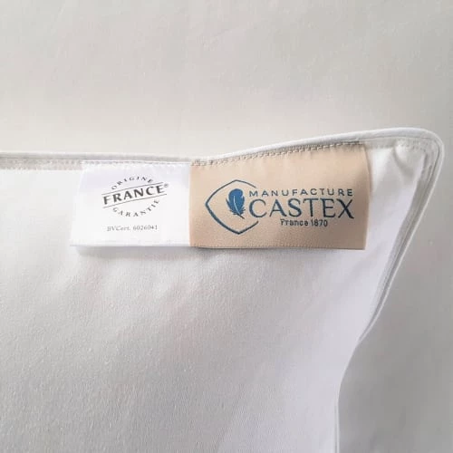 Castex Oreillers Oreiller Plat Naturel Moelleux En Plumes Et Duvet 50x70 Cm 6 Castex Oreillers Oreiller Plat Naturel Moelleux En Plumes Et Duvet 50x70 Cm – Image 4