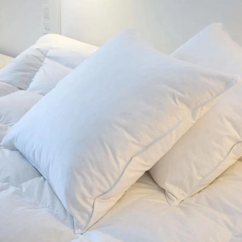 Castex Oreillers Oreiller Plat Naturel Moelleux En Plumes Et Duvet 65x65 Cm 4 Castex Oreillers Oreiller Plat Naturel Moelleux En Plumes Et Duvet 65x65 Cm – Image 2