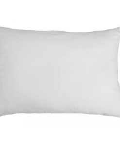 Toison D'Or Oreillers Oreiller Rectangle Aspect Gaufré Polyester Blanc 70 X 50