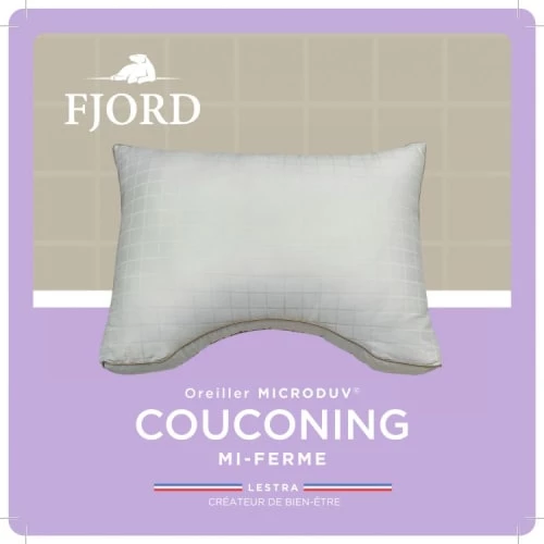 Lestra Oreillers Oreiller Synthétique Mi-ferme 45X65 Cm 5 Lestra Oreillers Oreiller Synthétique Mi-ferme 45X65 Cm – Image 3