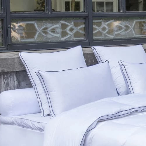 Drouault Oreillers Oreiller TRIANON - 50% Duvet De Canard Blanc - Medium 50x75 Cm 4 Drouault Oreillers Oreiller TRIANON - 50% Duvet De Canard Blanc - Medium 50x75 Cm – Image 2