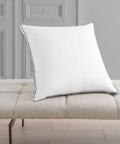 Drouault Oreillers Oreiller TRIANON - 50% Duvet De Canard Blanc - Medium 65x65 Cm -Sommiers Soldes oreiller trianon 50 duvet de canard blanc medium 65x65 cm 3