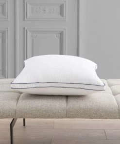 Drouault Oreillers Oreiller TRIANON - 50% Duvet De Canard Blanc - Medium 65x65 Cm -Sommiers Soldes oreiller trianon 50 duvet de canard blanc medium 65x65 cm 4