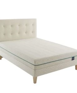 Someo Lits Pack Literie Latex Naturel, Tête De Lit Et Compléments 140 X 190 21 Cm