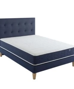 Someo Lits Pack Literie Ressorts, Sommier, Pieds Et Tête De Lit 140 X 200 25 Cm