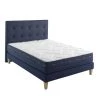 Someo Lits Pack Literie Ressorts, Sommier, Pieds Et Tête De Lit 160 X 200 25 Cm