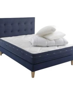 Someo Lits Pack Literie Ressorts, Tête De Lit Et Compléments 180 X 200 25 Cm