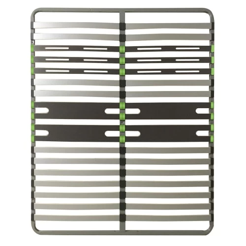 Altobuy Sommiers Pack Sommier 2x16 Lattes 160x200cm + Pieds Gris + Pied Central 4 Altobuy Sommiers Pack Sommier 2x16 Lattes 160x200cm + Pieds Gris + Pied Central – Image 2