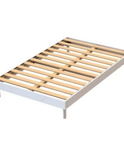 Olympe Sommiers Sommier à Lattes 160x200 Blanc