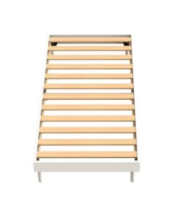 Olympe Sommiers Sommier à Lattes 90x190 Blanc -Sommiers Soldes sommier a lattes 90x190 blanc 2