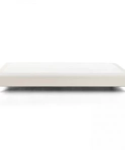 Oviala Sommiers Sommier à Lattes Actives En Bois Massif Blanc 90 X 200 Cm -Sommiers Soldes sommier a lattes actives en bois massif blanc 90 x 200 cm 4