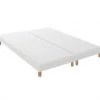 Idliterie Sommiers Sommier à Lattes Blanc 2x80x200 1 Idliterie Sommiers Sommier à Lattes Blanc 2x80x200 -Sommiers Soldes sommier a lattes blanc 2x80x200