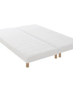 Idliterie Sommiers Sommier à Lattes Blanc 2x80x200