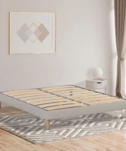 NUIT DE COTON Sommiers Sommier à Lattes En Bois 160x200 Coloris Beige Livré En Kit -Sommiers Soldes sommier a lattes en bois 160x200 coloris beige livre en kit 4