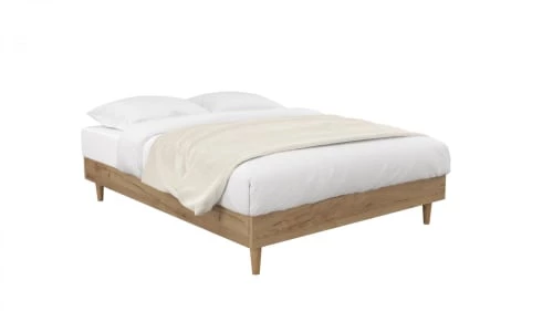 Moondaca Sommiers Sommier à Lattes En Kit 140x190 Bois Déco Chêne + 5 Pieds 5 Moondaca Sommiers Sommier à Lattes En Kit 140x190 Bois Déco Chêne + 5 Pieds – Image 3