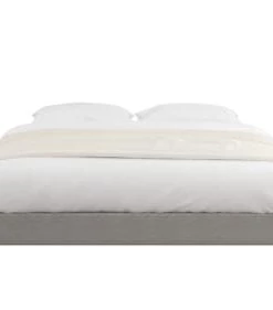 Moondaca Sommiers Sommier à Lattes En Kit 160x200 Tissu Déco + 4 Pieds -Sommiers Soldes sommier a lattes en kit 160x200 tissu deco 4 pieds 10